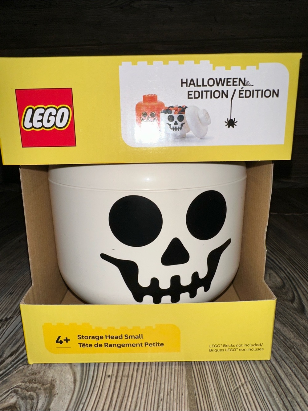 NEW LEGO Storage Head – Small, Skeleton Halloween Edition